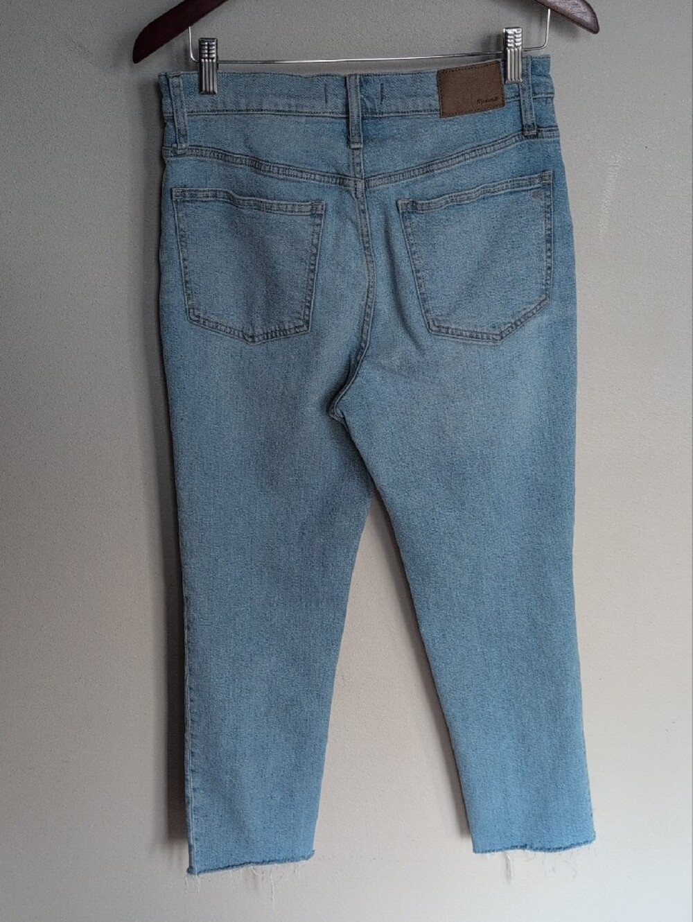 Madewell The Perfect Vintage Jean Light Blue High-Rise Straight Jeans - Picture 8 of 12